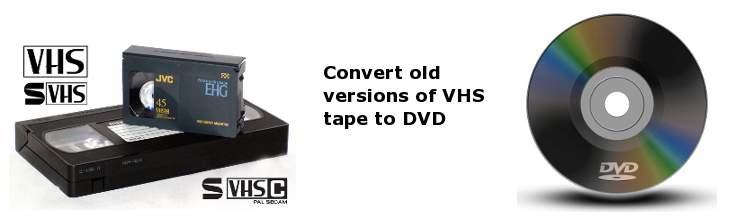 Tape and film conversion to dvd